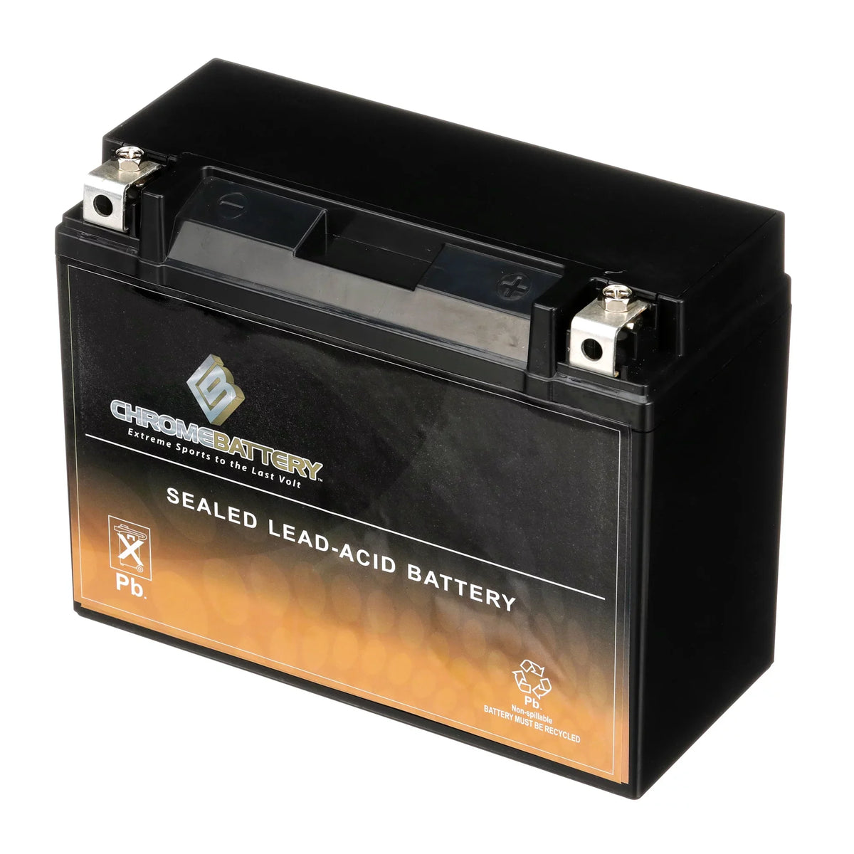 Volt,20 Ah, M6250h Cca) Y50-n18l-a3 Chrome replaces 44006 12 260 Gtx18l-bs Battery Sports Power (50-n18l-a3 Battery