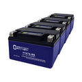4 Compatible YTX7A-BS Battery - Evo Replacement with Pack Peugeot 2014 Lithium 50 Tweet Scooter