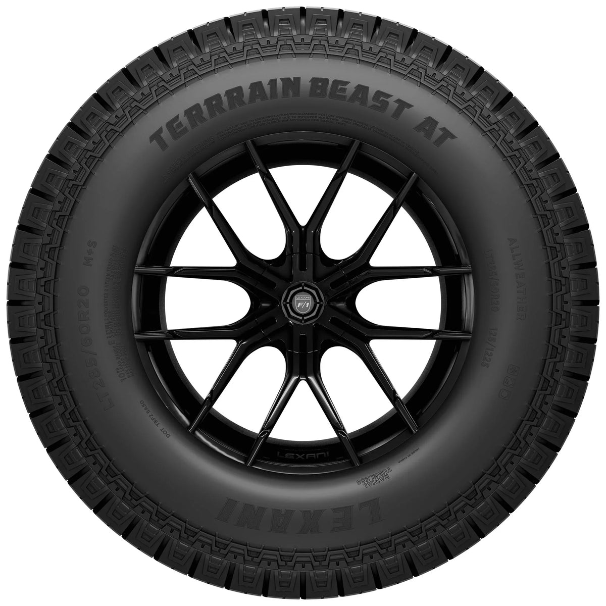 275/60R20 Lexani XL 119H AT All Beast Light Terrain Truck Tire Terrain