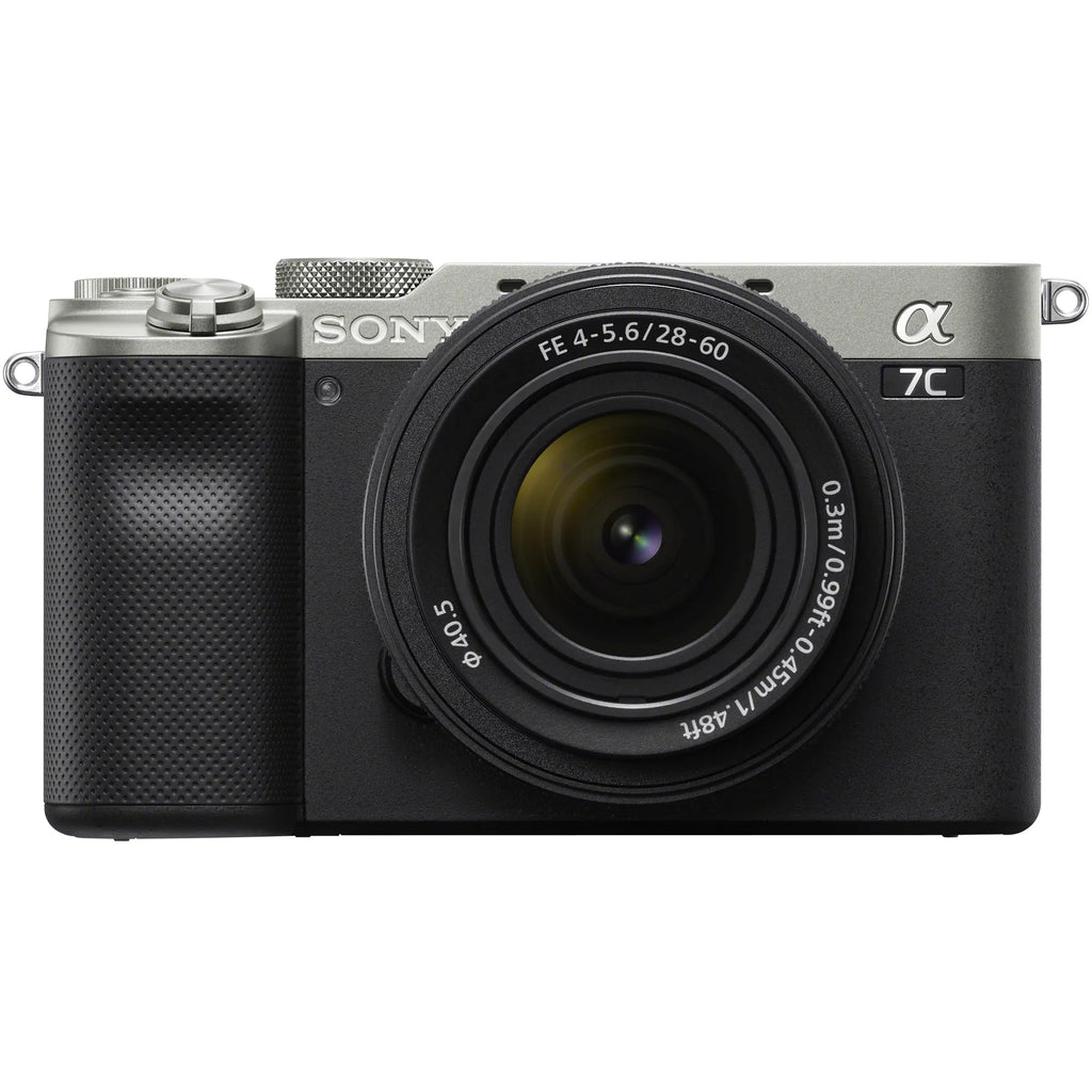 Vlogger Kit Accessories Remote Full Gear Mirrorless F4-5.6 GP-VPT2BT Battery 28-60mm 2x Bundle ILCE7CL/S with ACCVC1: Bag + Body & + Shooting Grip Frame w. + Silver Wireless a7C Deco Camera Lens