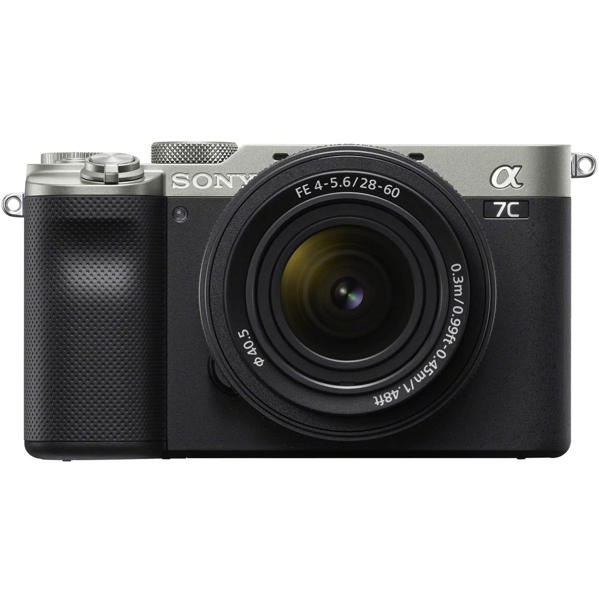 Vlogger Kit Accessories Remote Full Gear Mirrorless F4-5.6 GP-VPT2BT Battery 28-60mm 2x Bundle ILCE7CL/S with ACCVC1: Bag + Body & + Shooting Grip Frame w. + Silver Wireless a7C Deco Camera Lens