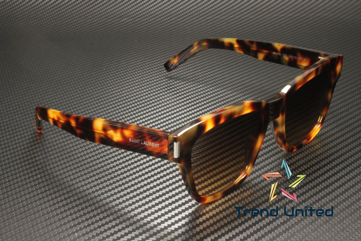 Sunglasses 003 Squared Brown LAURENT 560 Unisex Acetate 54 SL mm SAINT Havana
