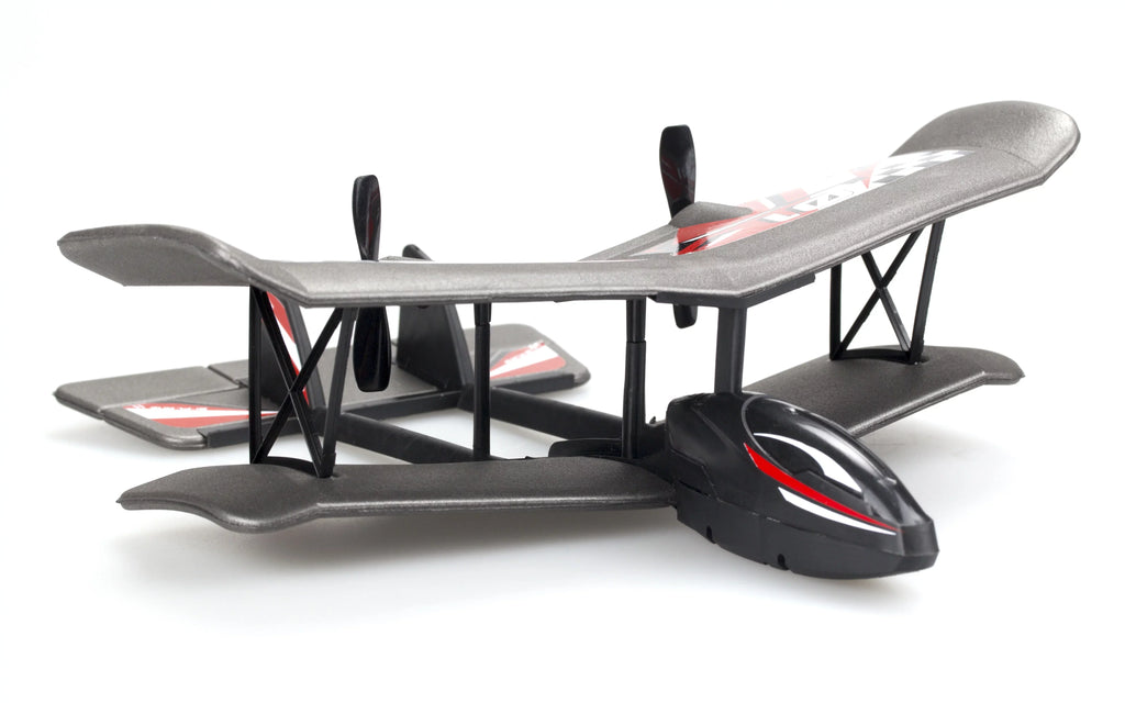 Silverlit Plane- Evo Flybotic Bi-Wing RC Red
