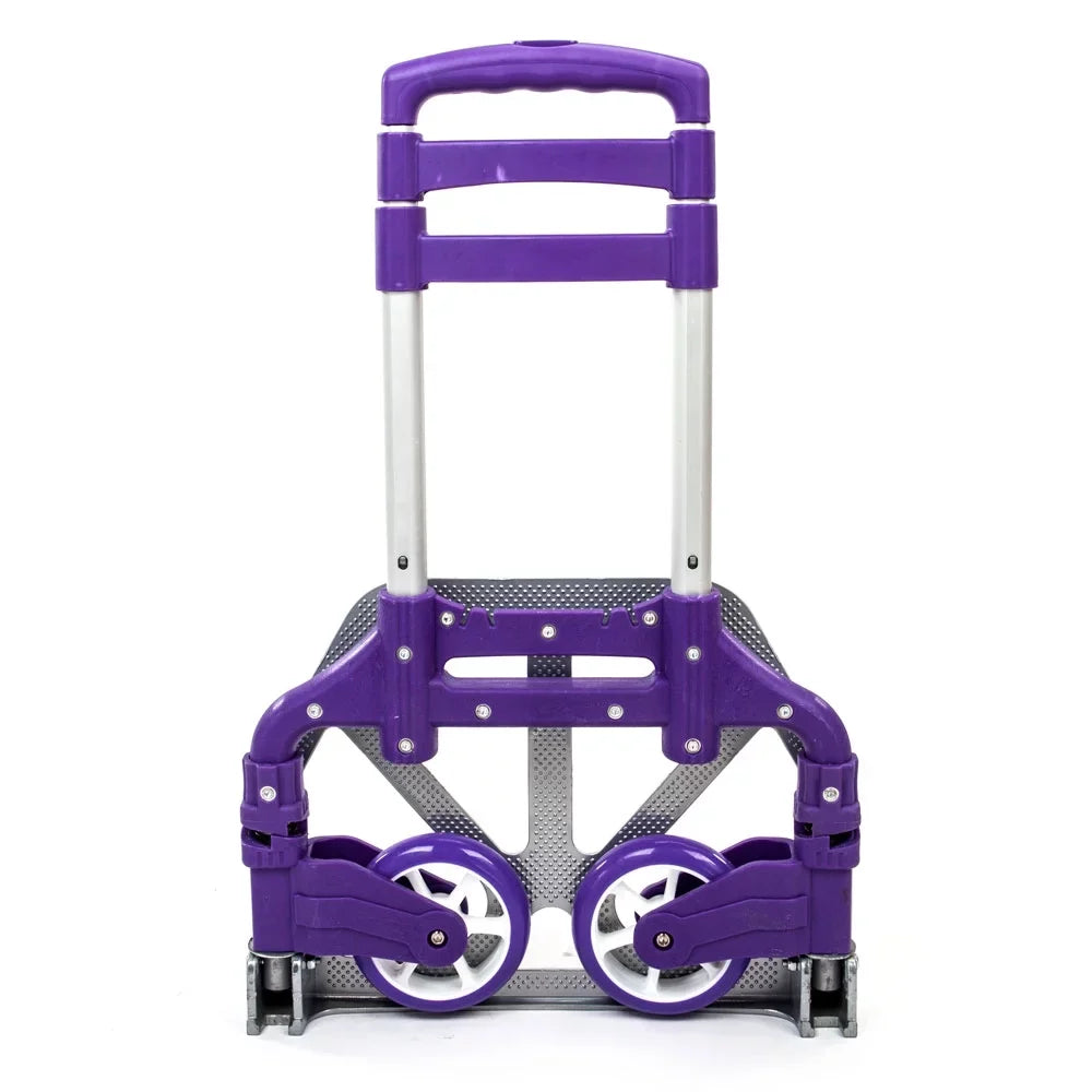 Truck BMTBUY Push Trolley Purple Portable Cart Dolly Luggage Aluminium Collapsible Folding Hand