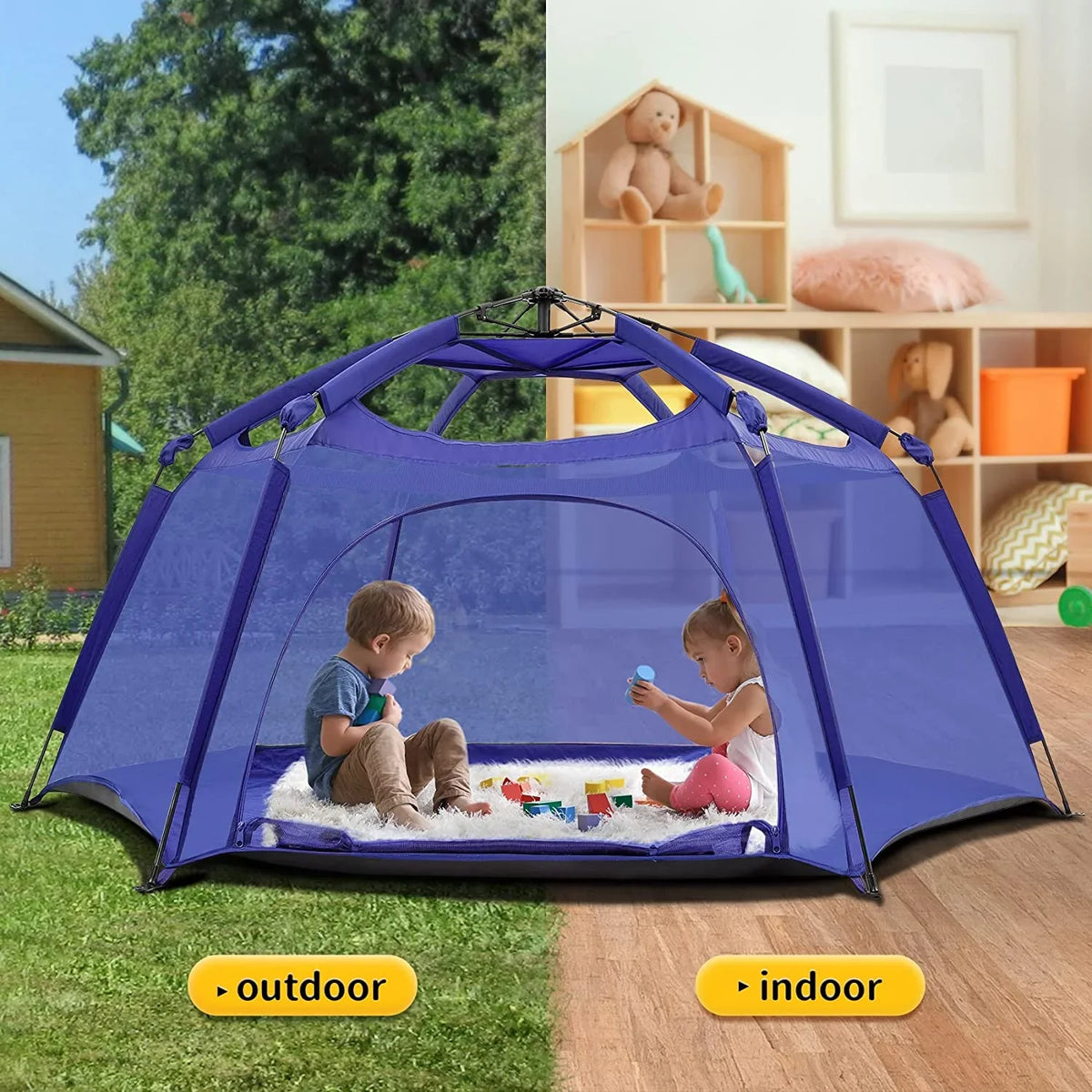 Baby Canopy Portable Alvantor for with Foldable Playard Playpen Play