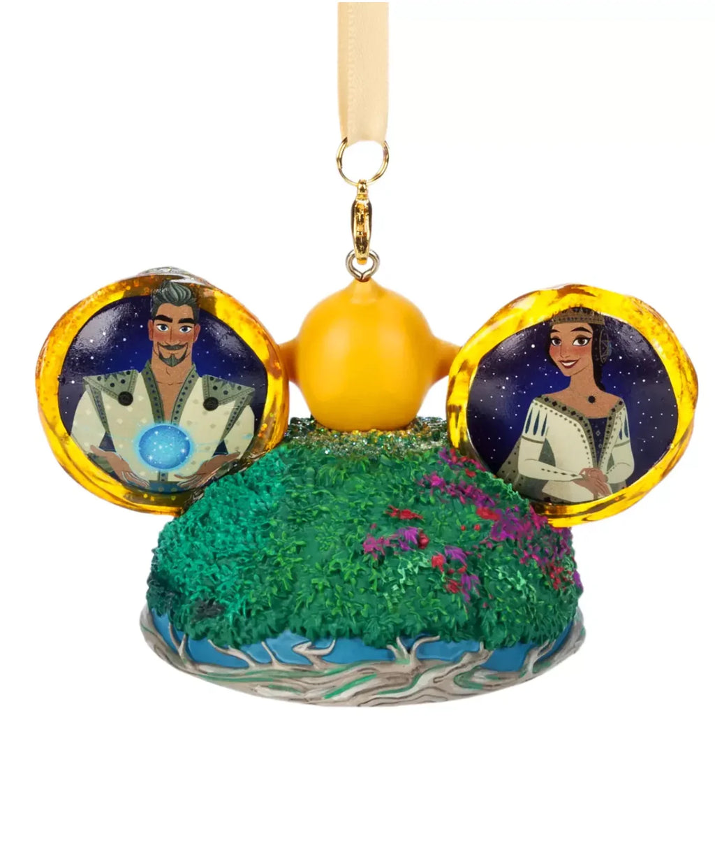 Wish Ornament Christmas Tag Valentino Star New Ear Parks Disney Hat with Asha