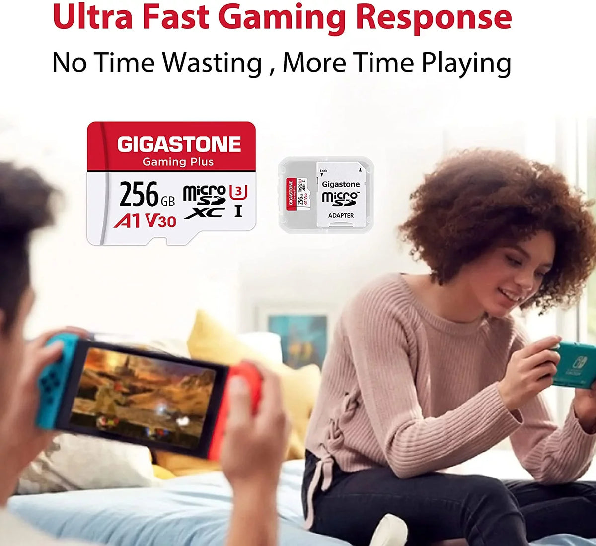 , 256GB Cam, Nintendo-Switch, Wyze, Gaming ro roSDXC Plus, SD Memory Dash [Giga] for GoPro,
