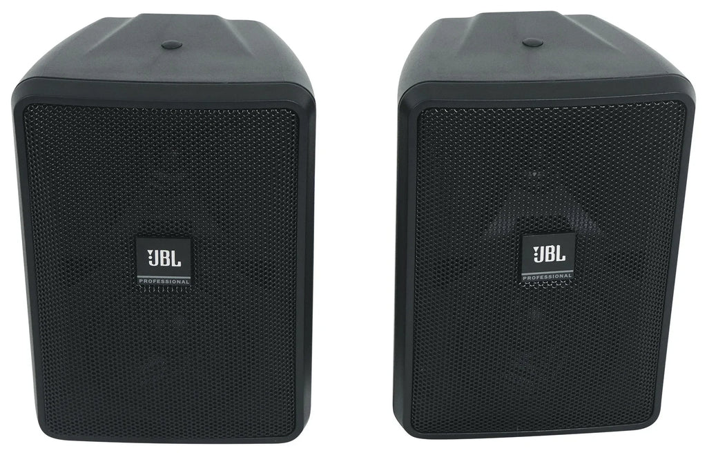 Indoor/exterior JBL Control Amp Black Speakers 3" Commercial (4) 70v Wall + 23-1