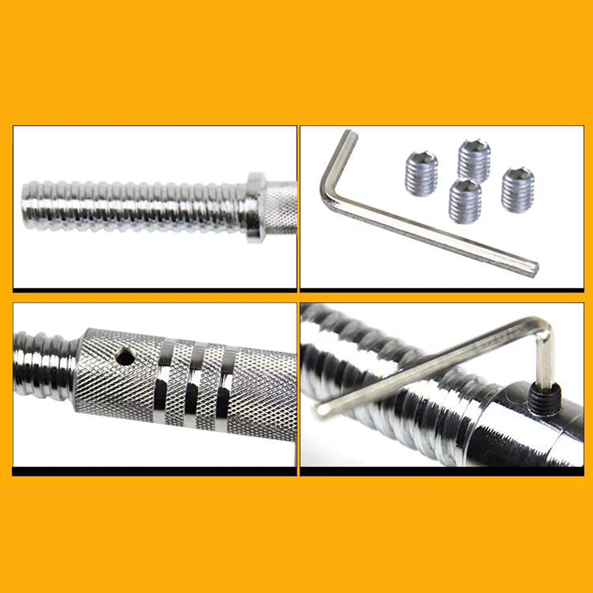 for 25~28mm 40cm Coupler Bar Joiner Extender Rod Extension Dumbbell Pole