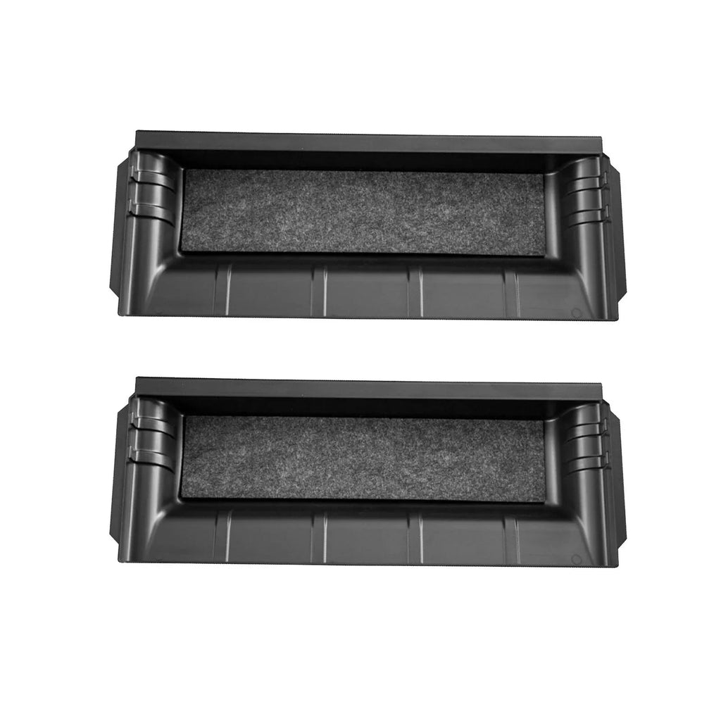 Box Accessories Interior Hidden under Car 2Pieces Storage Tray Hidden Seat Decoration