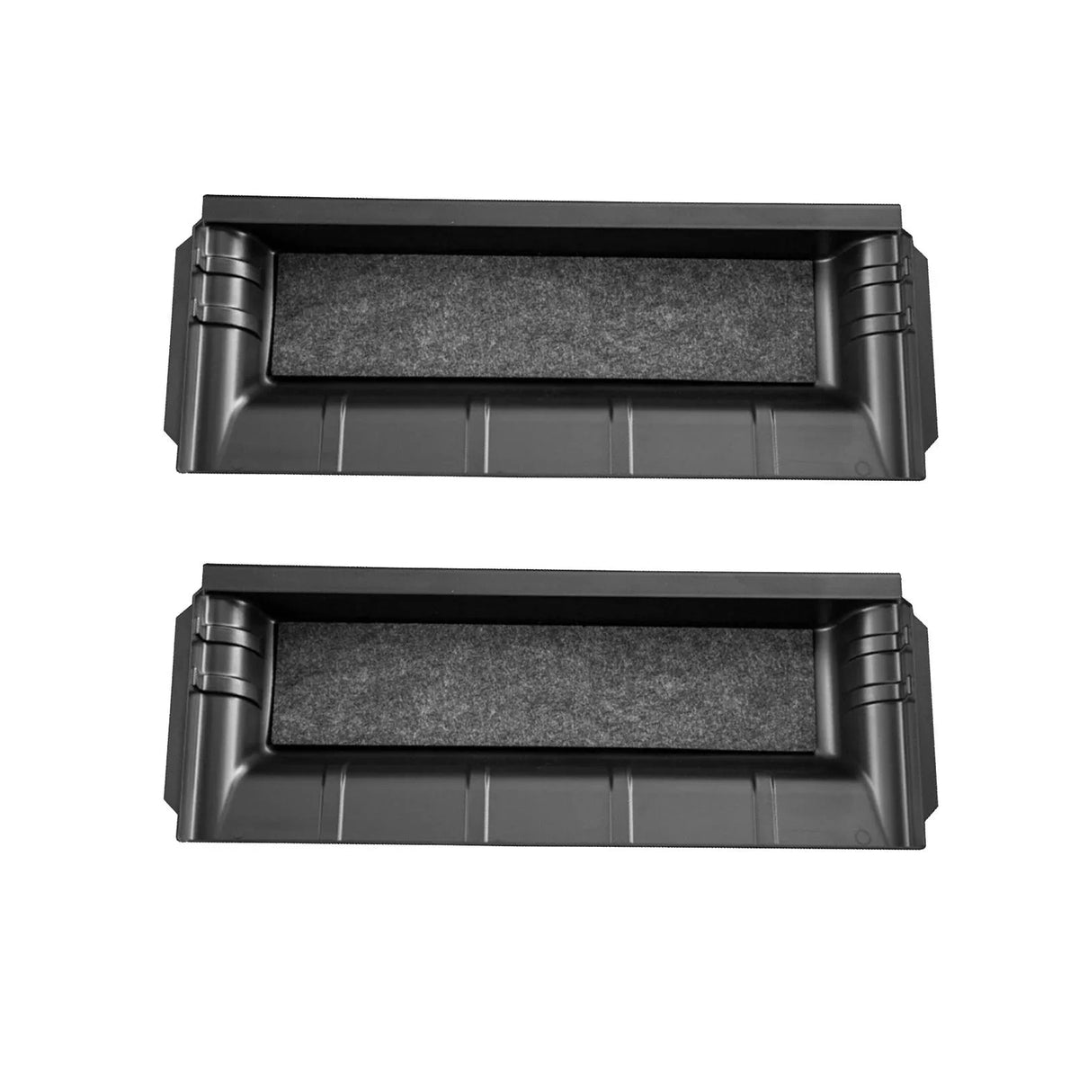 Box Accessories Interior Hidden under Car 2Pieces Storage Tray Hidden Seat Decoration