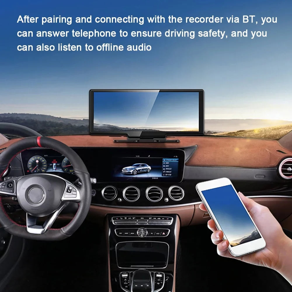 Rearview Car Mobilephone AUX APP Car Console Car Video Auto 10.26in Car Ametoys Multi-language Recorder Control Car Multi-