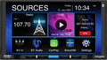 and SiriusXM-Ready Android l CarPlay Wireless with Wired 7” Receiver Mechless Built-in l | Bluetooth Input USB Multimedia Wired Jensen Charging l Wireless with Auto CAR710W and