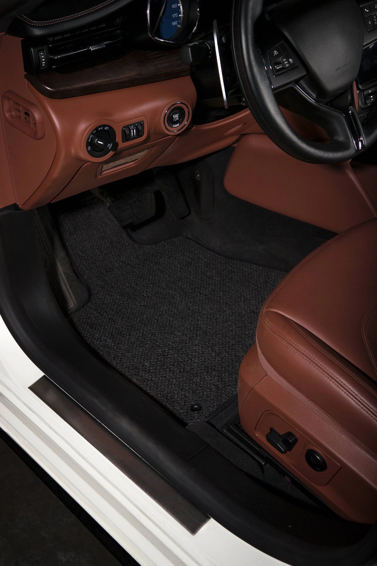 Custom Fit Car for Textile™ 2015, Mat All-climate 2018, (w/ Cargo 2016, 2017, Large Seat Explorer Carpet Rear - Mats, GGBAILEY Down) 2019 Charcoal