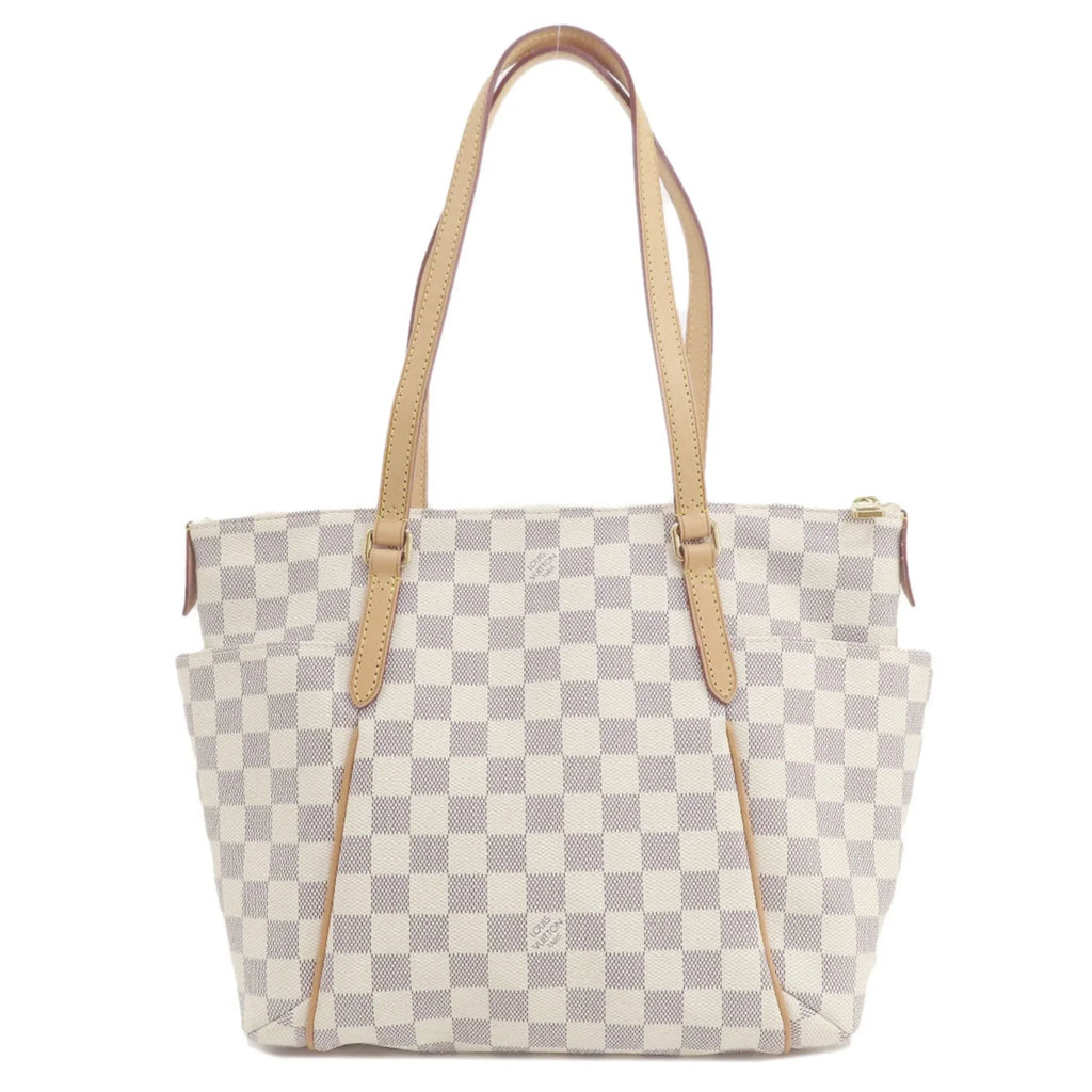 Canvas Tote Bag Women's Pre-Owned N41280 (Good) Azur Damier Totally PM