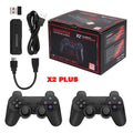 Upgrade Wireless X2 Plus Wireless Controller,30000+ Console Retro Game Games Games,128GB Double Console, Retro Stick