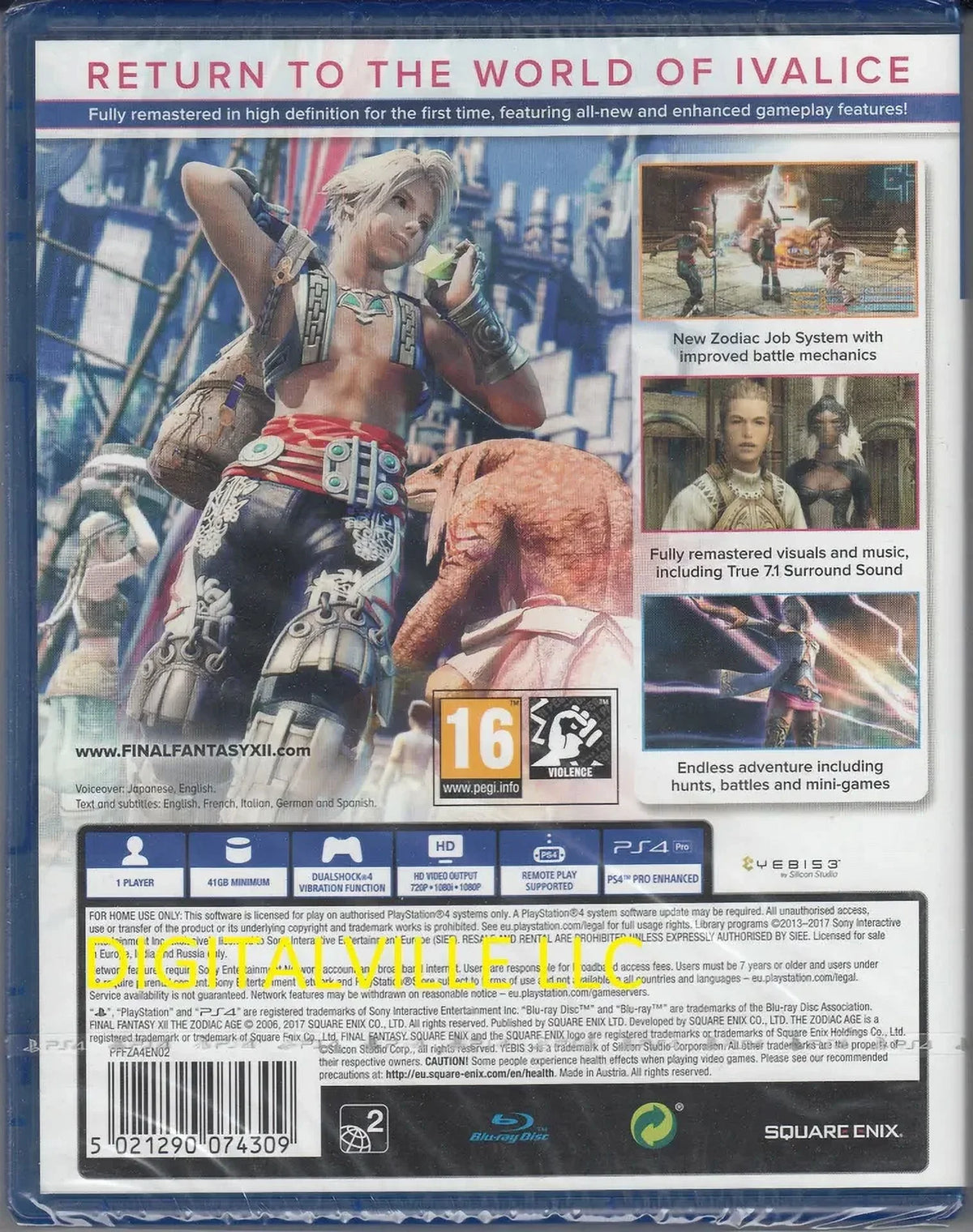 Zodiac XII Sealed PlayStation Fantasy PS4 Brand New The Factory 4 Age Final