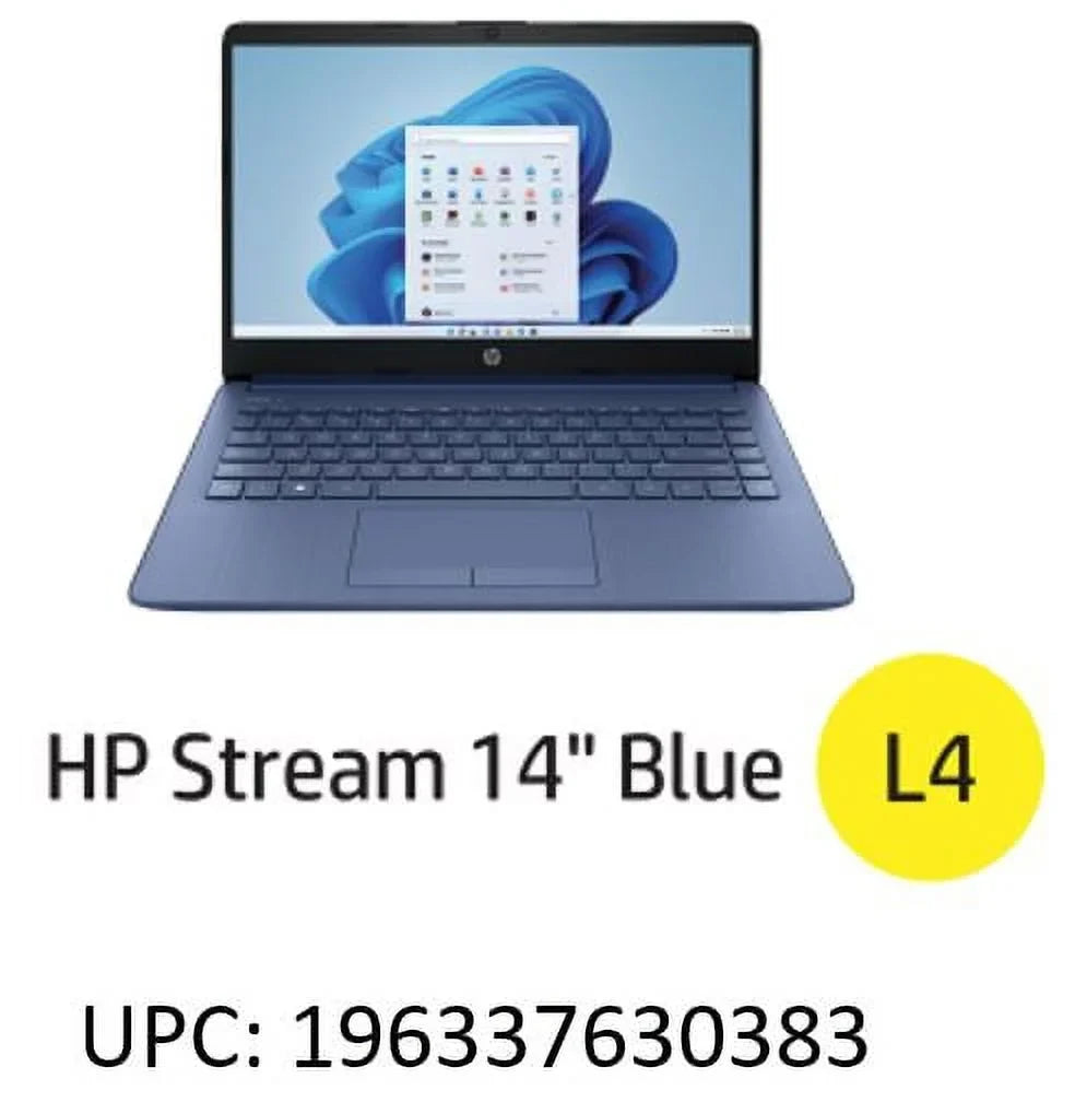 4GB 1.1GHz HD UHD Win Celeron Home RAM HP 600 Restored 64GB Blue 14" Graphics SSD N4120 14-cf2111wm (Refurbished) 11 Stream