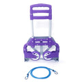 Truck BMTBUY Push Trolley Purple Portable Cart Dolly Luggage Aluminium Collapsible Folding Hand