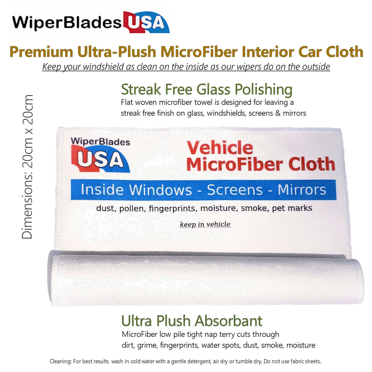 3) 2018 Grand (Set of Wiper Caravan w/Rear Blades Dodge Wiper