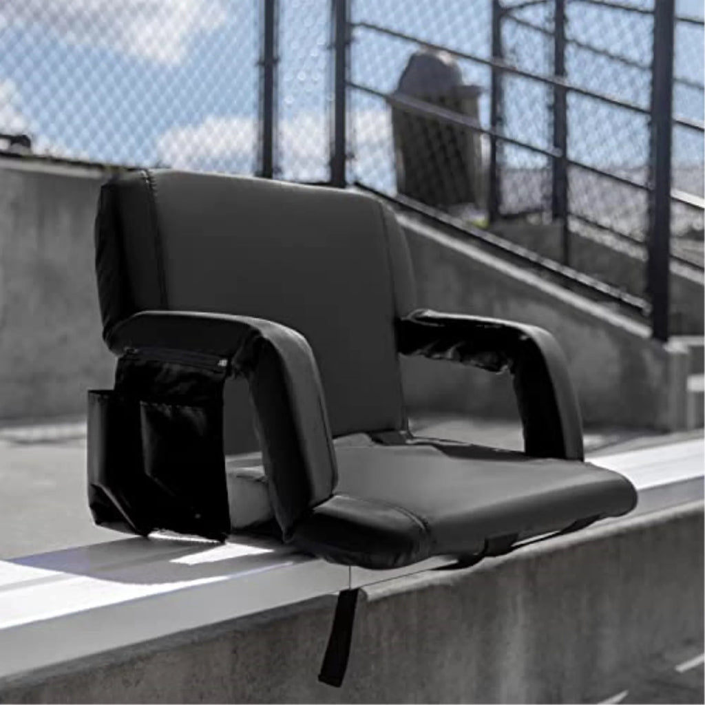 Fabric Stadium Black Wide Flash Furniture Malta Extra Chair,