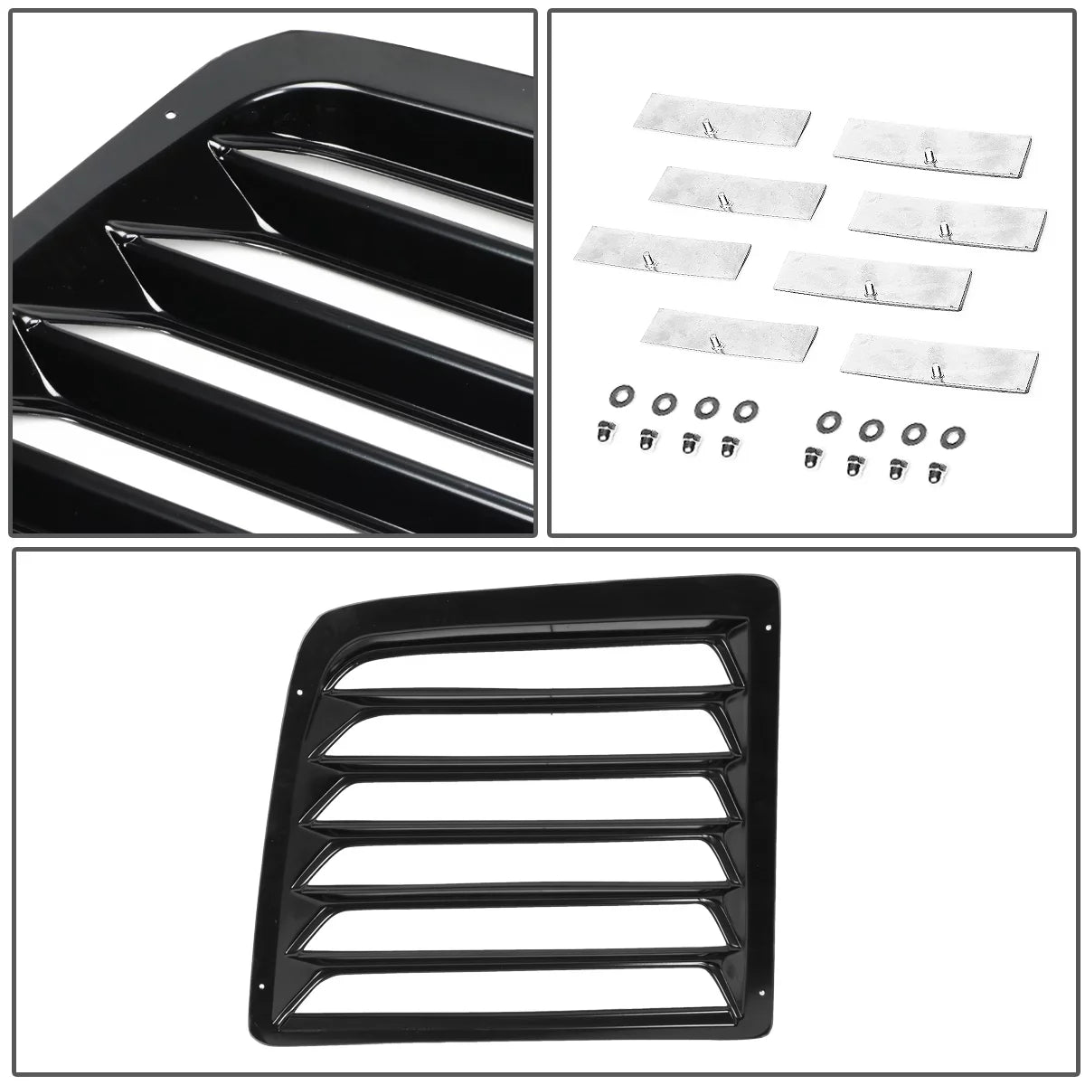 Sun 08 For 09 07 Shade 2Pcs 13 12 to 01 Louvers 11 DNA GMC Cover 02 15 Van 10 05 3500 Express 04 Motoring 03 Window Savana 16 Rear 2500 Scoop 2017 14 06 Chevy 1997 WINL-004 1500