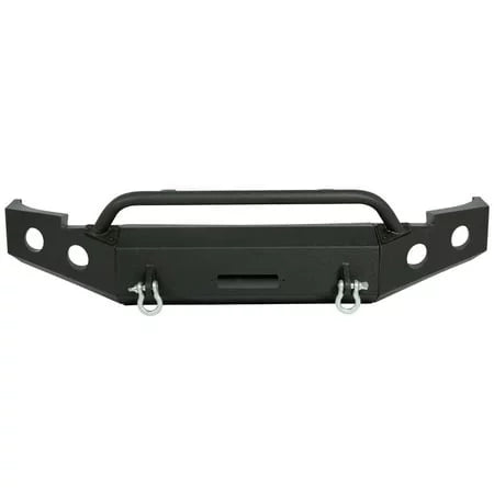 2011 2007-2013 2009 Front Powder Packages Steel Kojem Chevy Silverado Fit -2 Bumper 2010 Coated for D-Rings Winch Bar 2008 Plate Push 2012 w/ 1500