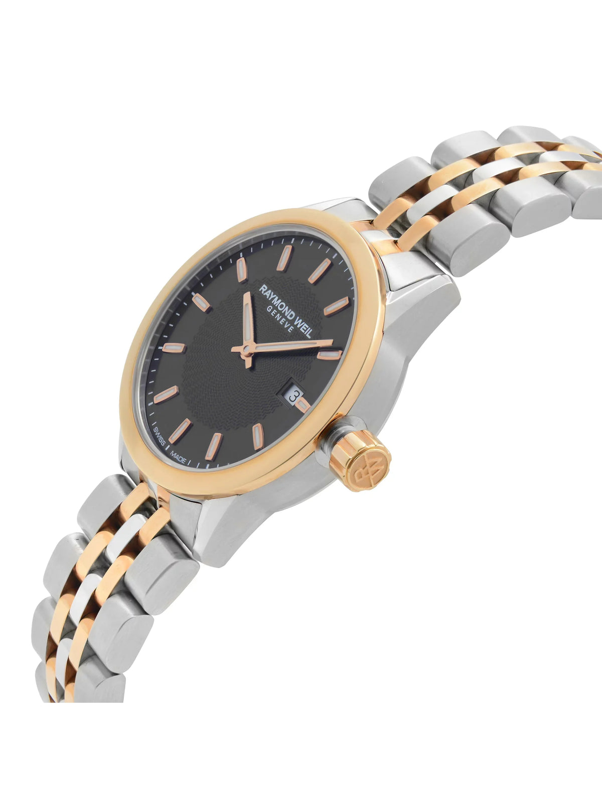 Raymond 5629-SP5-20021 Freelancer Ladies Watch Weil Dial Two-Tone Steel Black