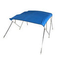 x x 4 Top Bimini Pontoon Marine 91-96” 8’ 56” - Pacific Gen3 Blue Bow