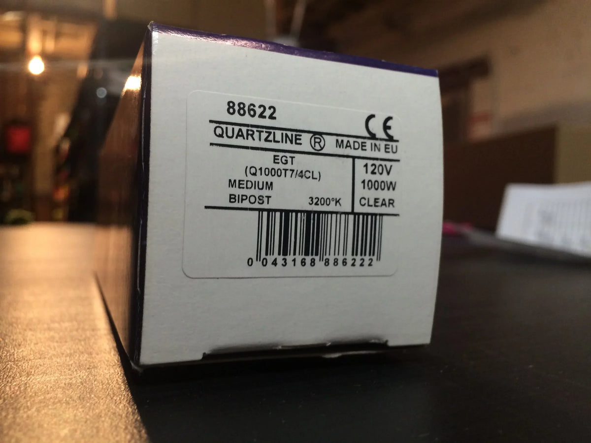 120v GE EGT 1000w Q T7/4CL Bulb Halogen