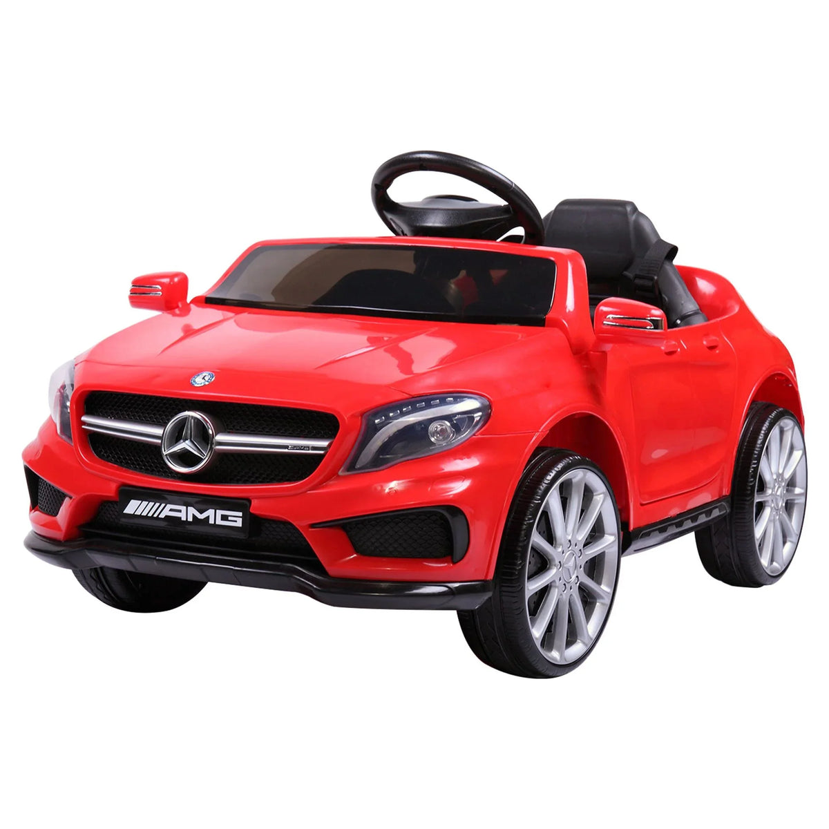 on Music Ride Red W/ Licensed Benz Control Remote 6V Kids 3-6 TOBBI Age Car Lights Child,