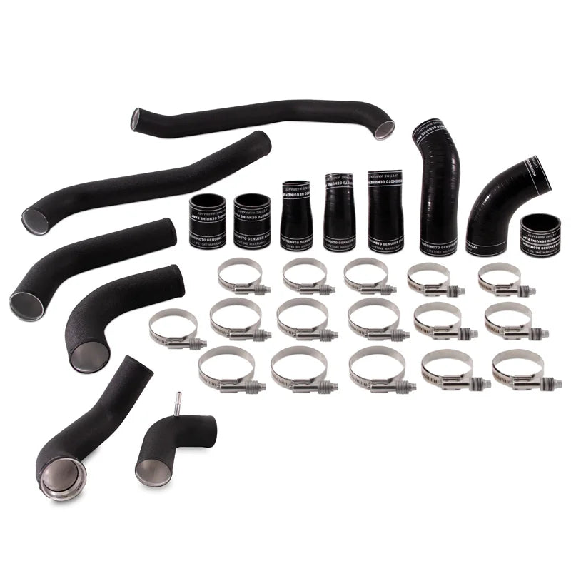 Intercooler Wrinkle Compatible 2017+ Raptor Mishimoto With MMICP-F35T-17KWBK Pipe Black Kit F-150