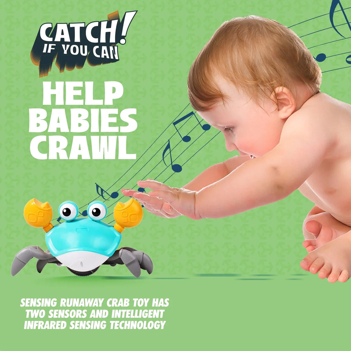 Months Crawl Gift And Crab 6 9 4 Interactive 8 36 For Development 7 Baby 10 Old Babies 5 Acantha And 12 Crawling 11 Learning Birthday Toys 3 Toddlers Music