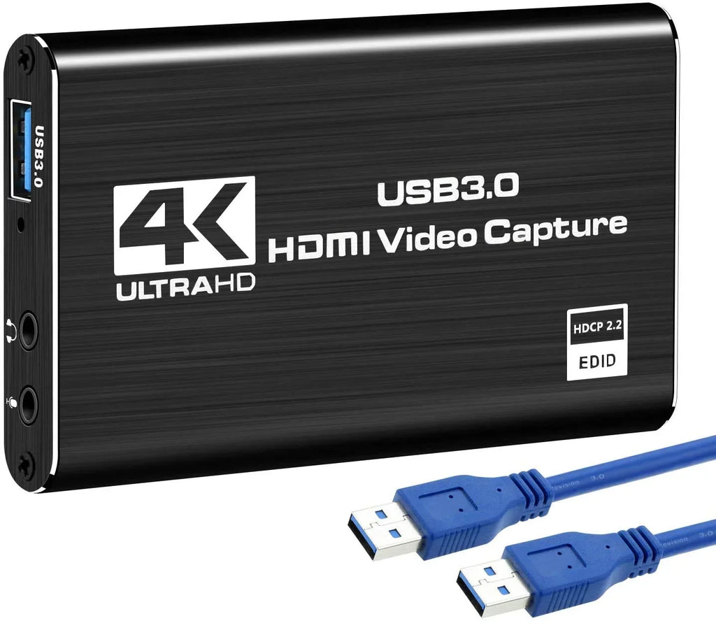 Support Capture PS4 Twitch for YouTube and One Device ANSTEN USB3.0 Game Streaming OS Windows Capture Video Linux Game X Card, HDMI 60HZ Recording OBS 4K Xbox System to Use