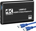 Support Capture PS4 Twitch for YouTube and One Device ANSTEN USB3.0 Game Streaming OS Windows Capture Video Linux Game X Card, HDMI 60HZ Recording OBS 4K Xbox System to Use
