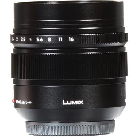 for Leica Micro Lumix Four Aspherical 12mm Summilux f/1.4 Lens DG Black Thirds, G