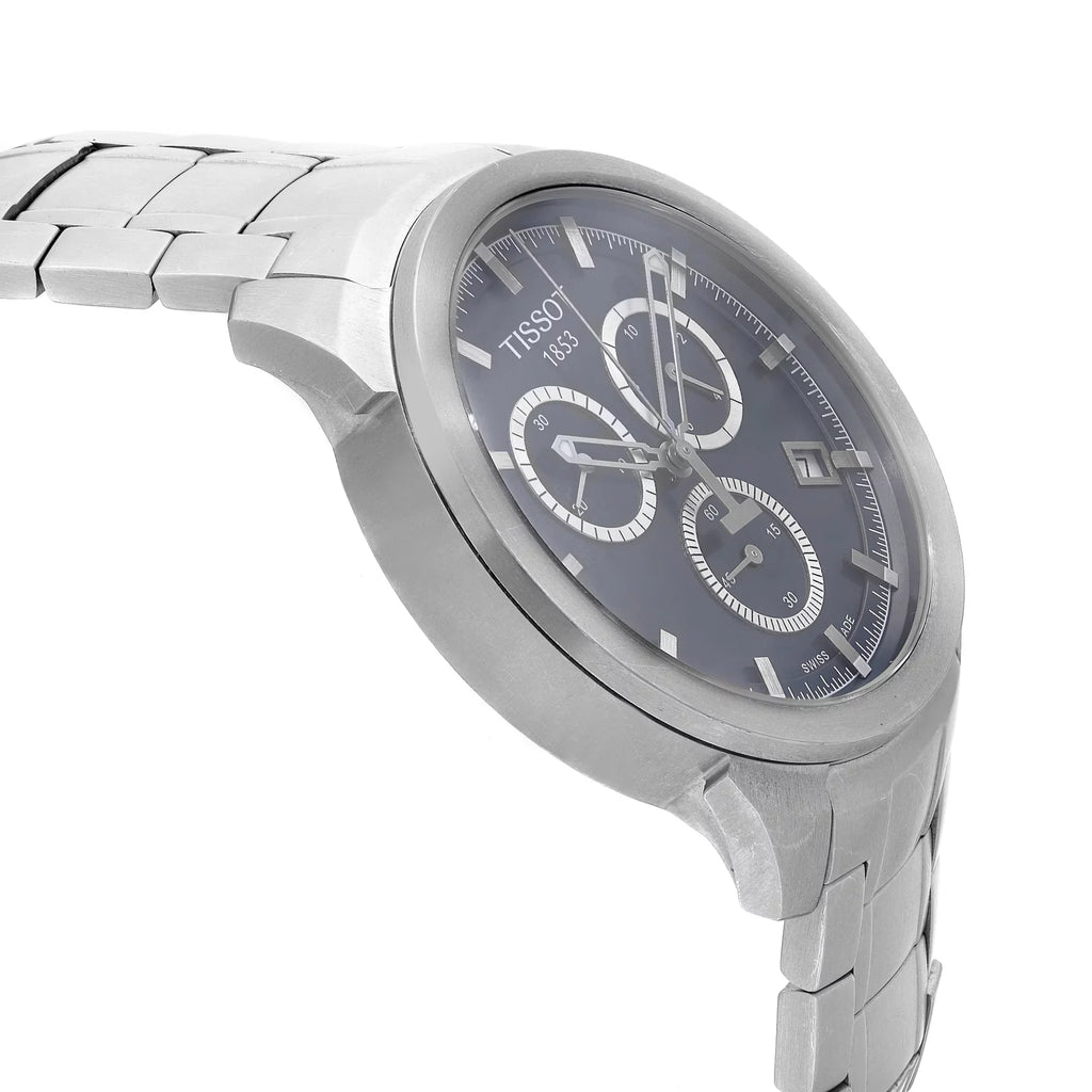Watch T-Sport 43mm Tissot Blue Quartz Mens Dial Titanium T069.417.44.041.00