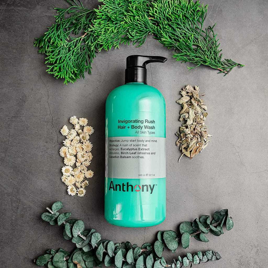 Body Hydrates Wash, and Soothes Rush Hair Hair Fl Refreshes, Formula Birch Balsam, Eucalyptus Body, and 32 Leaf, 2-In-1 Cleanses, Canadian Invigorating For Anthony and Contains Oz, Extract, That