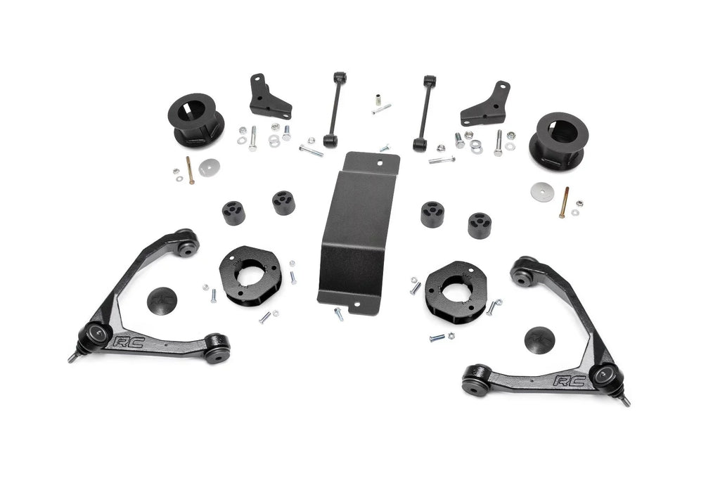(fits) Yukon | Tahoe 19331 3.5" Kit 07-16 Rough 1500 4WD GMC Suburban (XL) Chevy 2007-2020 Country 2WD Lift |