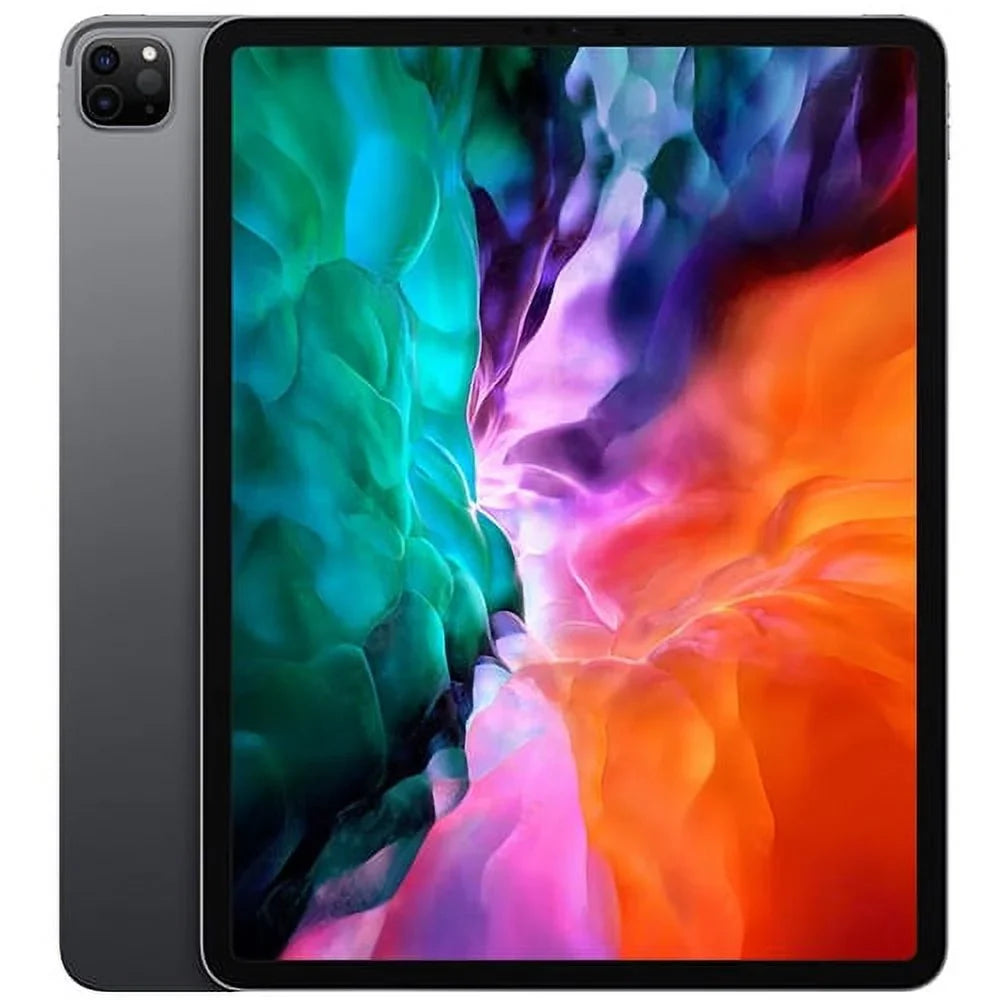 Gen) 2020 Wi-Fi Pro iPad Gray 512GB Unlocked (4th Space Cellular 12.9" (Refurbished) Restored LTE