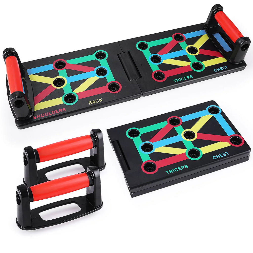 All Chest, Exercise Foldable Suitable Levels Strengthen Arms, Space-Saving Fitness Shoulders, TOMSHOO for Push-Board, Portable Equipment, and and