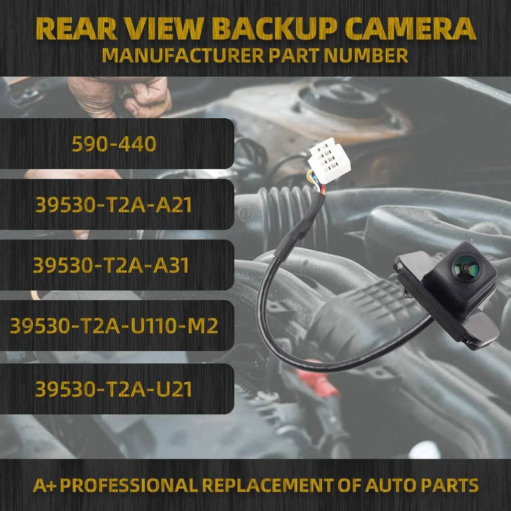 Honda Parking Accord View Sedan Compatible Camera 2014-2017 with ist Camera Rear Backup Reversing