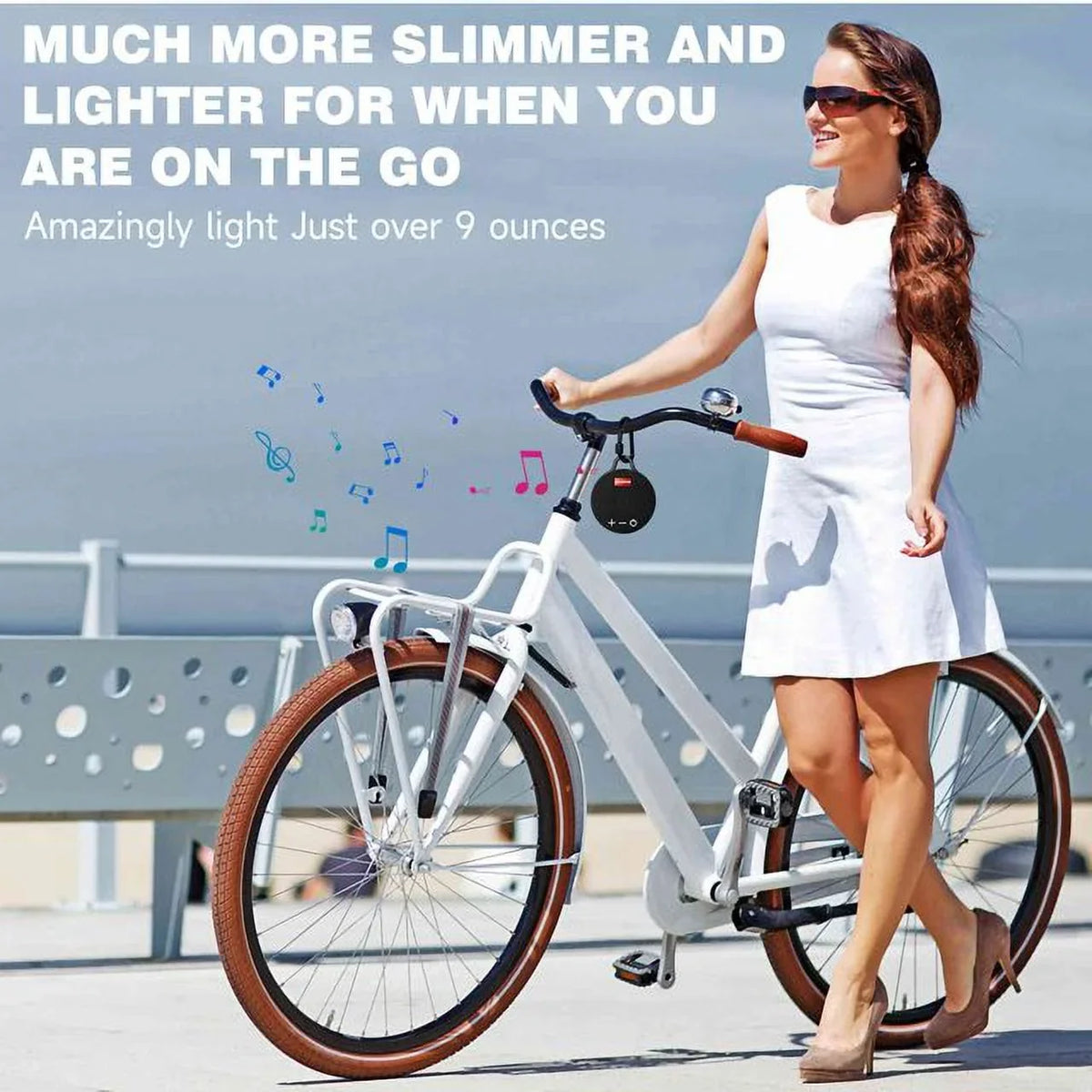 with Tab Speaker Pool, Wireless Biking Sound, 2 Boat, P11 5.0 Big Beach, Pack Bass, Punchy Bluetooth Clip, for & Playtime, with Waterproof Black 20H Speaker Lenovo Gen IPX7 Speaker Compact UrbanX 2
