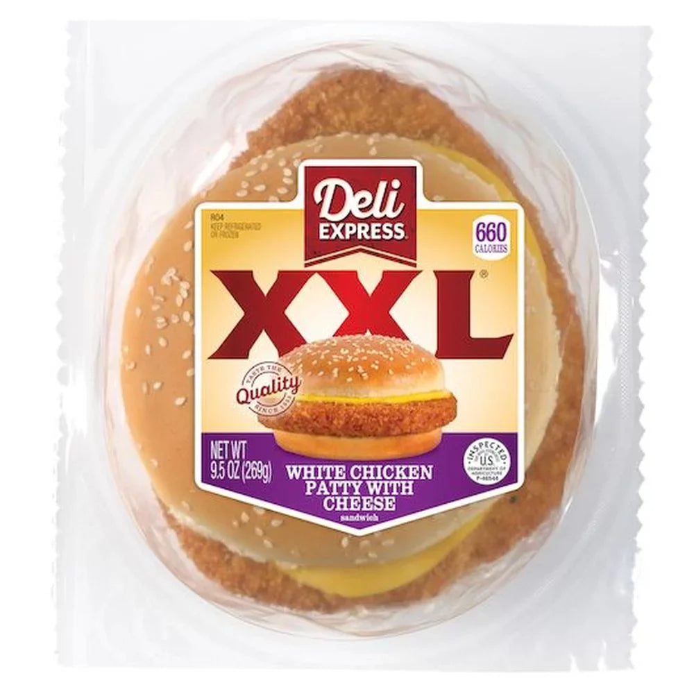 Cheese Chicken XX per Express case Large with Sandwich -- Deli 6