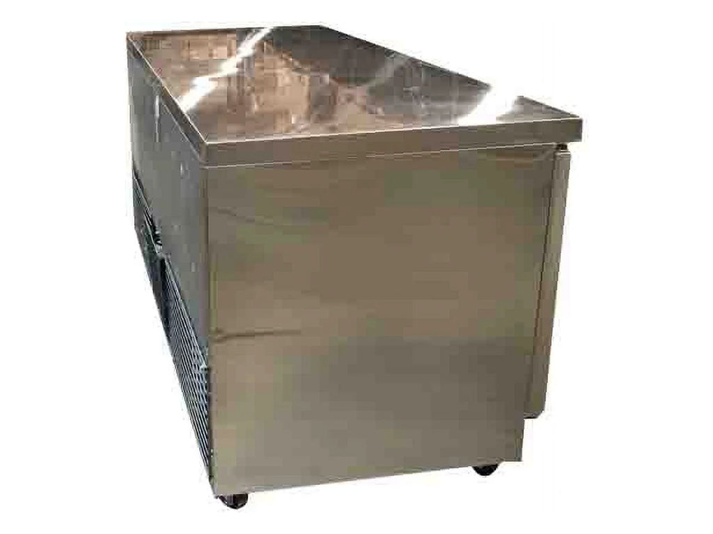 Under Stainless Commercial Shelves Counter 3 3 19 Cu. Freezer doors Ft. Steel
