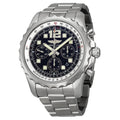Mens Breitling A2336035-BA68SS Watch Black Automatic Dial Chronospace