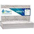 '- Pack 6 Filter Tier1 Pleated Air/ Furnace 16x25x1 11 Merv