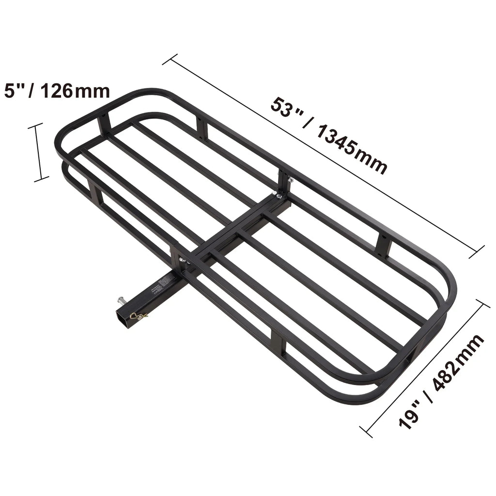 Cargo Fits Cargo Mount Net 53x19x5 2" Hitch 500lb in SKYSHALO Carrier & Receiver
