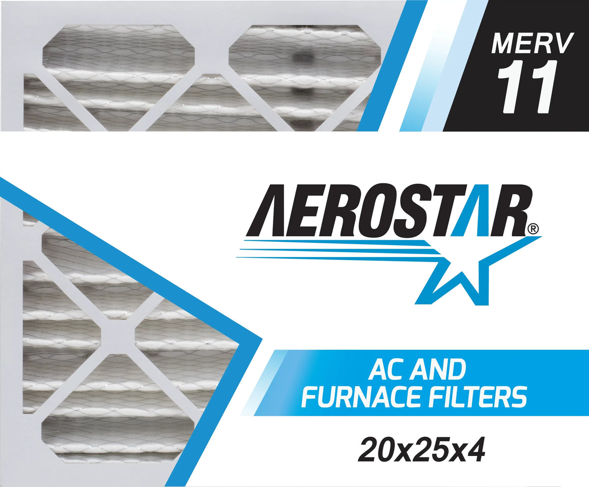 MERV Filter, x Filter x 11, 20x25x4 Box Aerostar 4, 4 of 20 25 Air