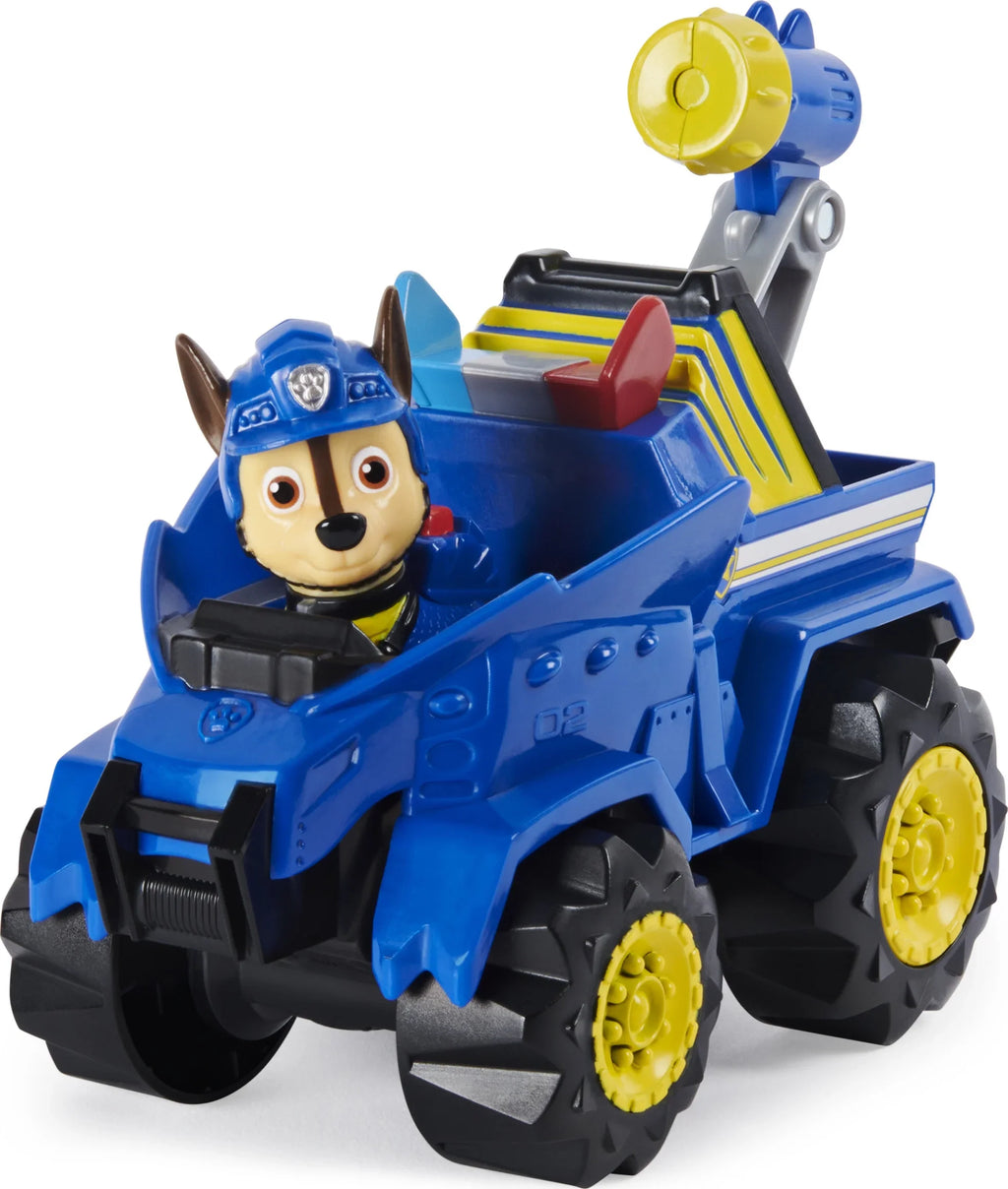 Rev Dinosaur Deluxe Up Patrol, Vehicle Rescue Chase’s with Dino Mystery PAW Figure